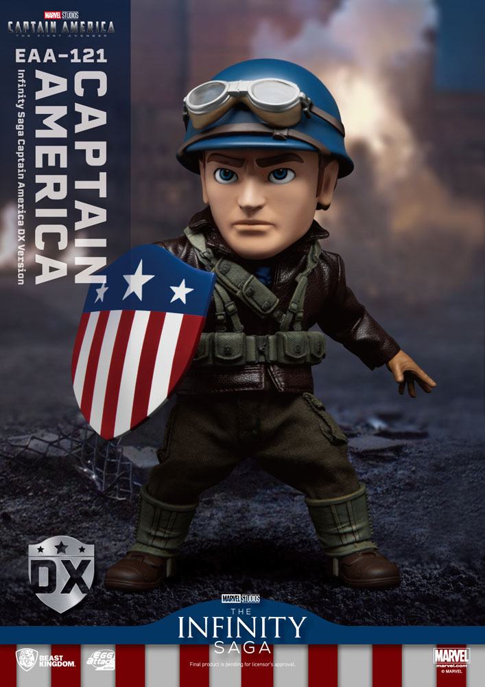Captain America: The First Avenger Egg Attack Action Actionfigur Captain America DX Version 17 cm Image 7