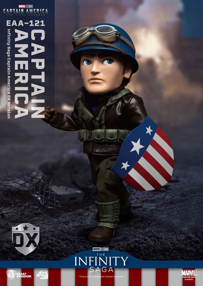 Captain America: The First Avenger Egg Attack Action Actionfigur Captain America DX Version 17 cm Image 9