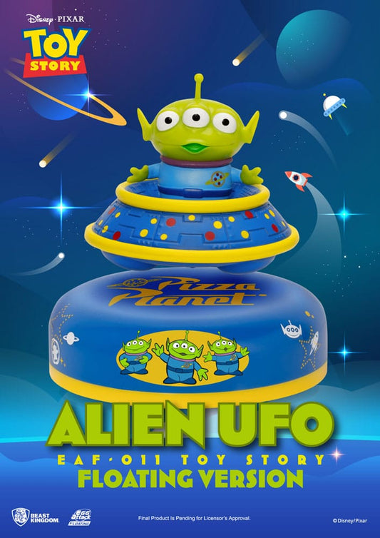 Toy Story Egg Attack Schwebe-Modell Alien UFO 6 cm Image 1