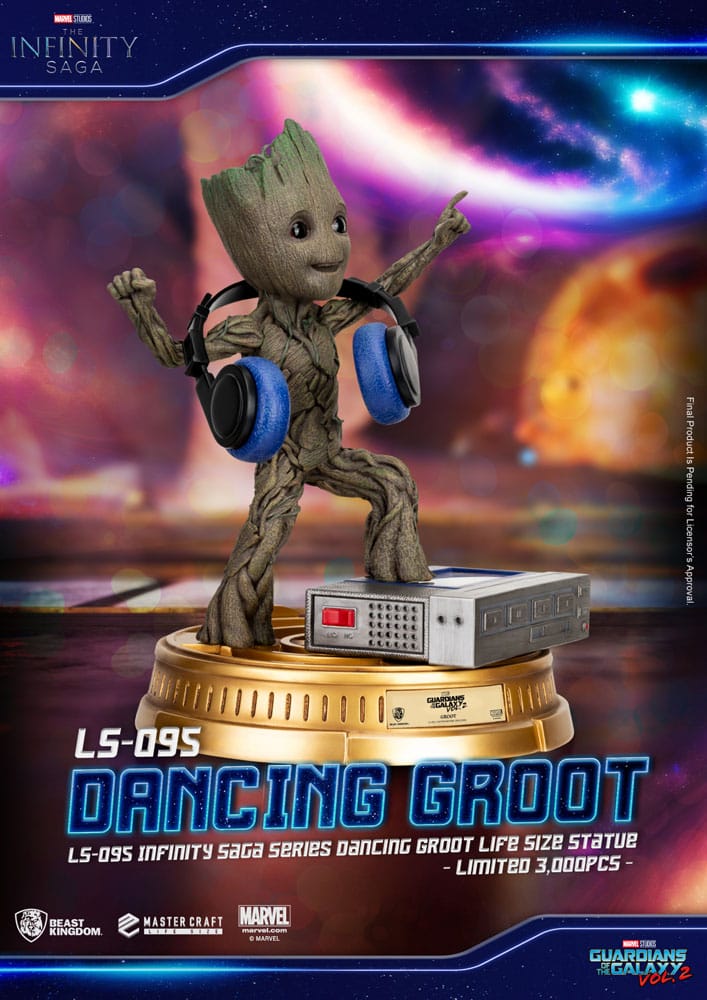 Guardians of the Galaxy 2 Life-Size Statue Dancing Groot heo EU Exclusive 32 cm Image 5