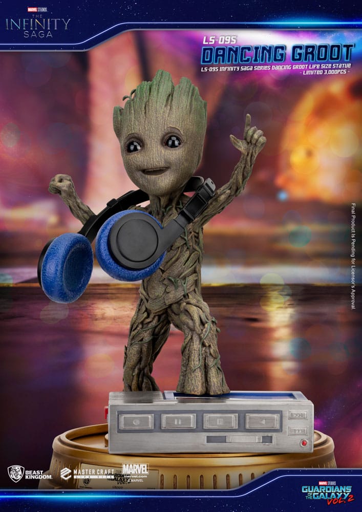 Guardians of the Galaxy 2 Life-Size Statue Dancing Groot heo EU Exclusive 32 cm Image 6