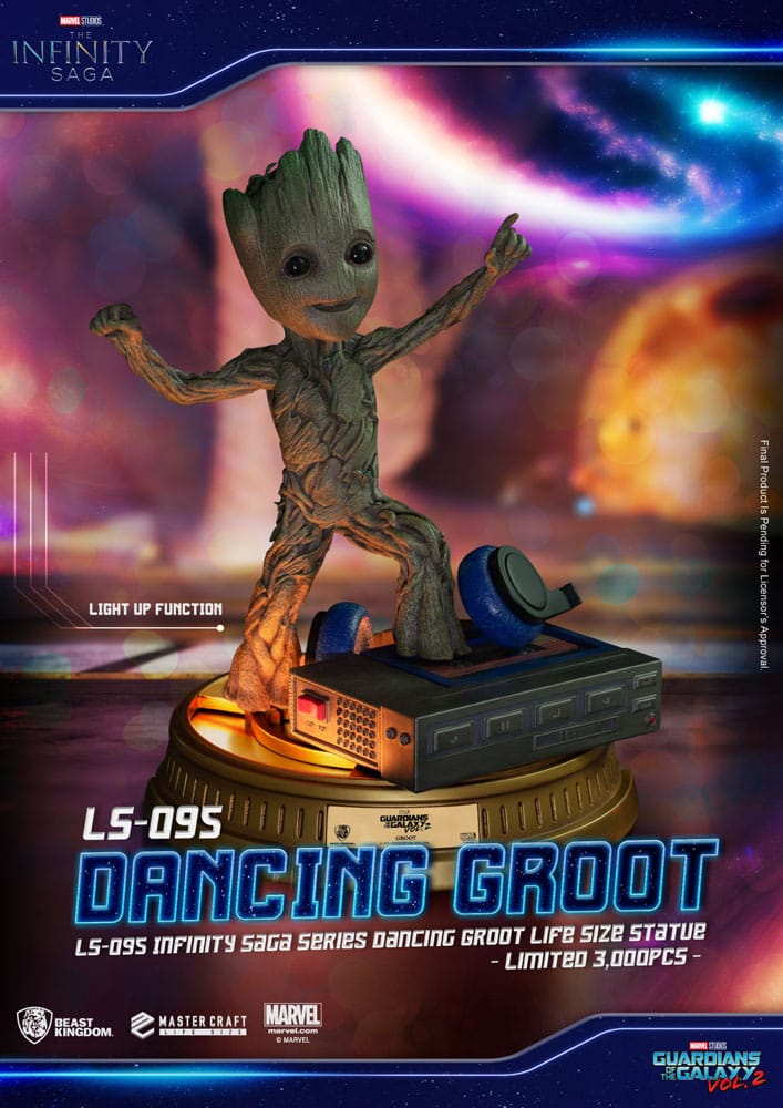 Guardians of the Galaxy 2 Life-Size Statue Dancing Groot heo EU Exclusive 32 cm Image 7