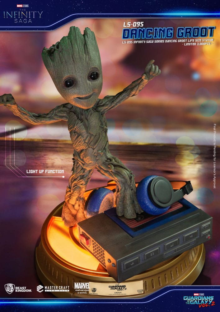 Guardians of the Galaxy 2 Life-Size Statue Dancing Groot heo EU Exclusive 32 cm Image 8