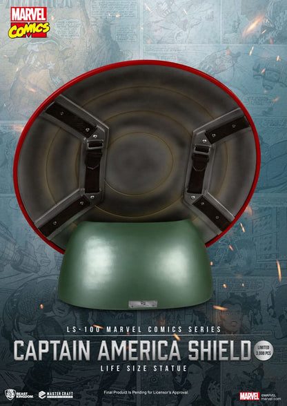 Marvel Comics PVC Captain America Schild Life Size Statue 64 cm Image 7