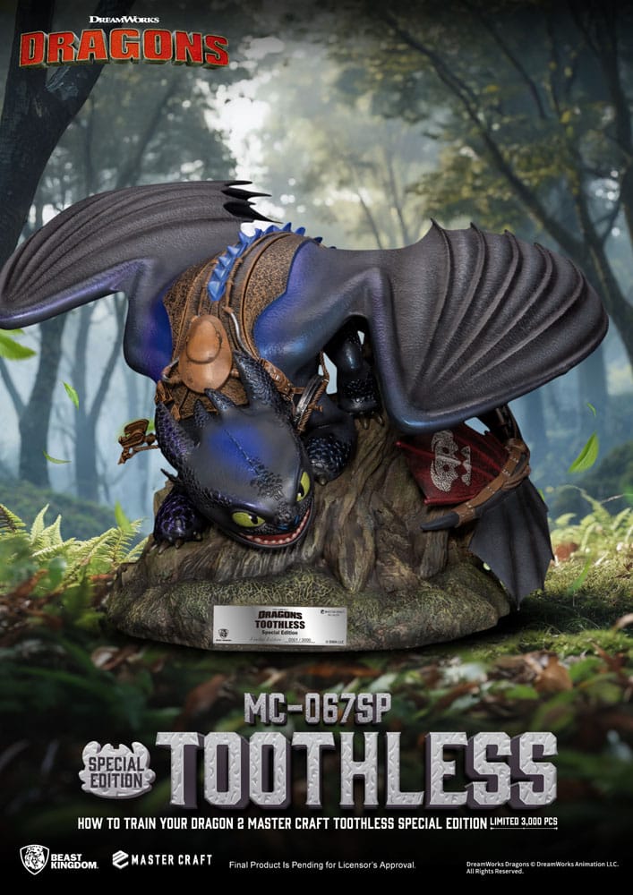Drachenzähmen leicht gemacht 2 Master Craft Statue Toothless 38 cm Image 3