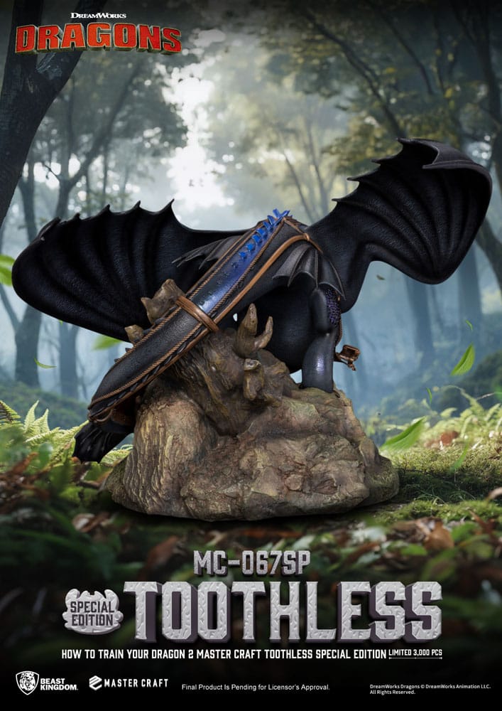 Drachenzähmen leicht gemacht 2 Master Craft Statue Toothless 38 cm Image 5