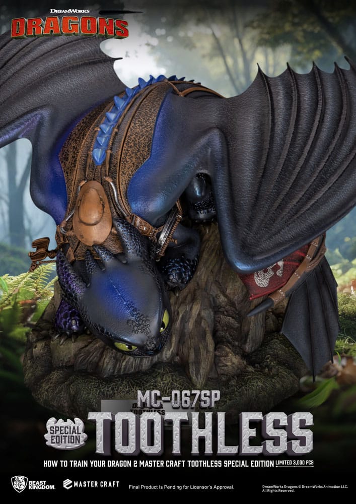 Drachenzähmen leicht gemacht 2 Master Craft Statue Toothless 38 cm Image 8