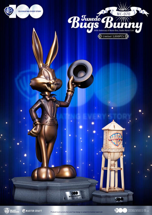 Looney Tunes 100th anniversary of Warner Bros. Studios Master Craft Statue Tuxedo Bugs Bunny 46 cm Image 2