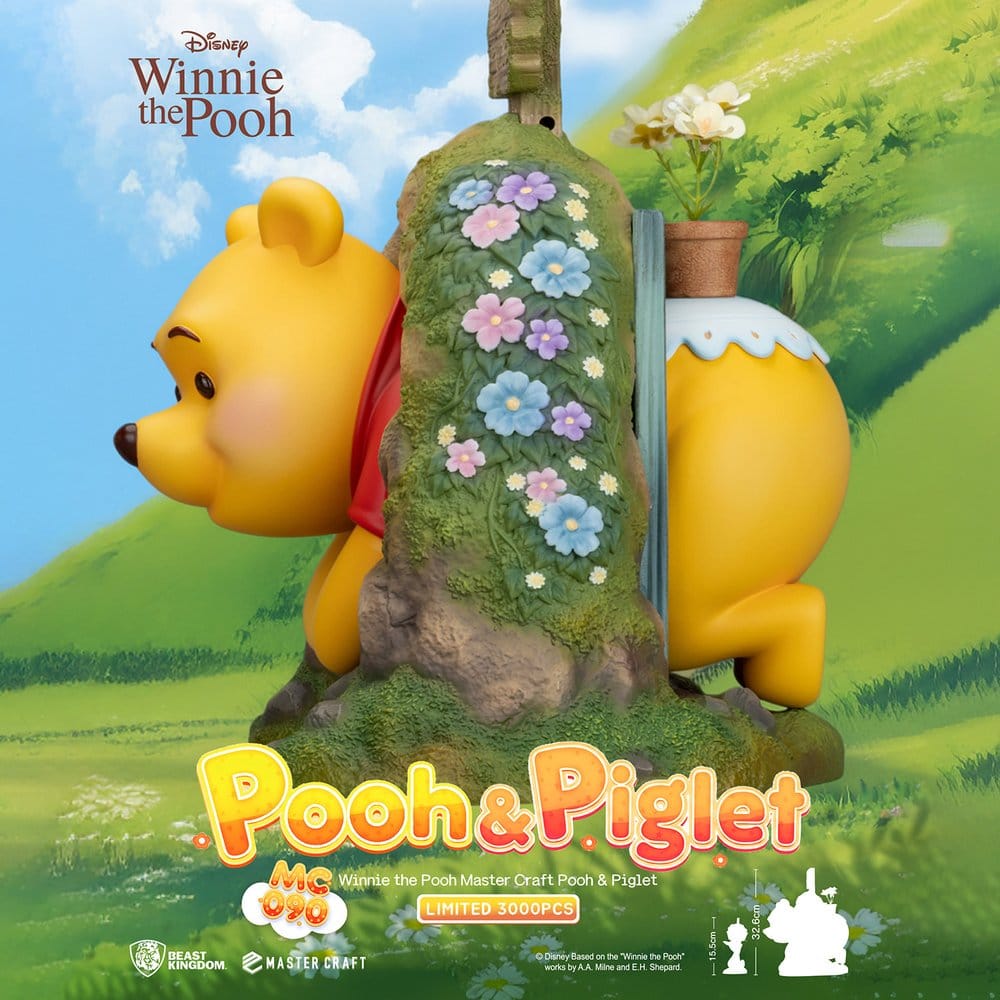 Disney Master Craft Statue Winnie Puuh & Ferkel 33 cm Image 4