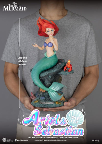Arielle, die Meerjungfrau Master Craft Statue Arielle & Sebastian 42 cm Image 9