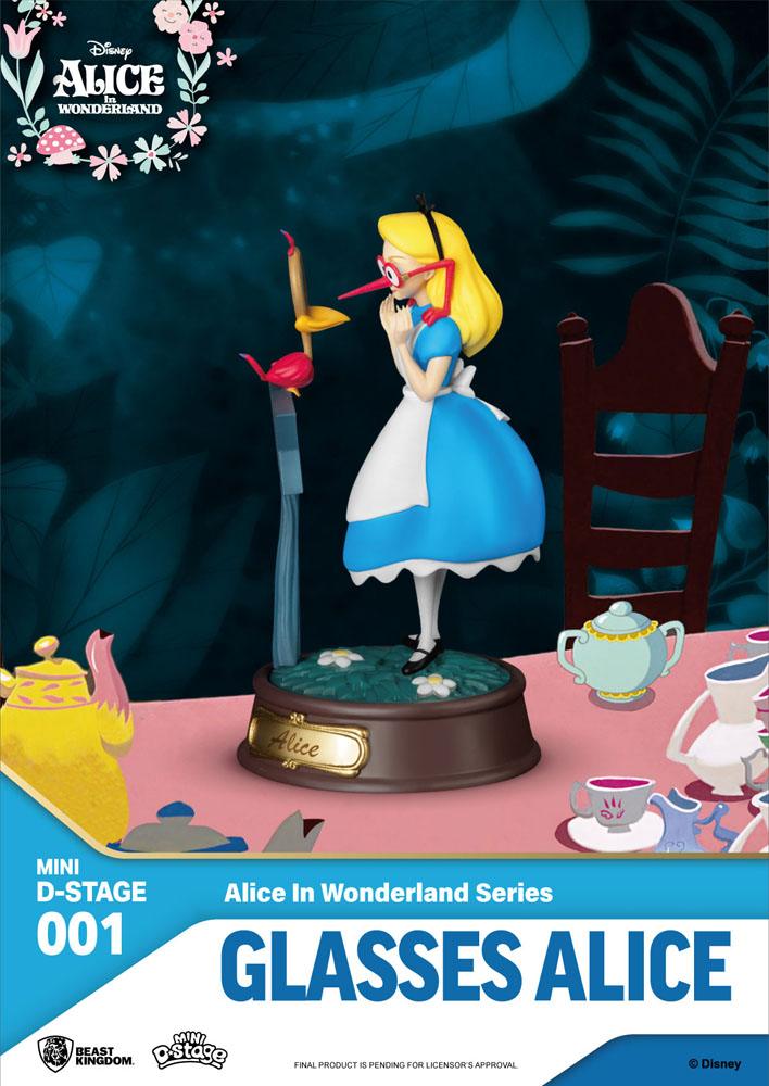 Alice im Wunderland Mini Diorama Stage Statuen 6-er Pack 10 cm Image 3