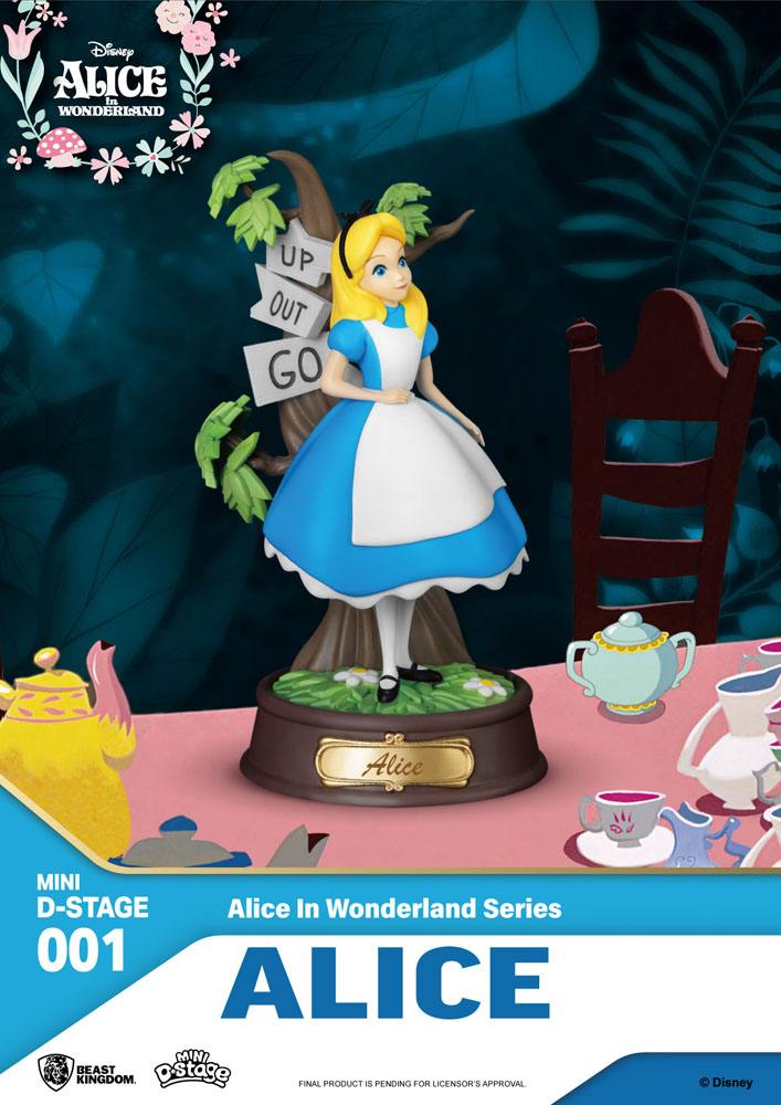 Alice im Wunderland Mini Diorama Stage Statuen 6-er Pack 10 cm Image 10