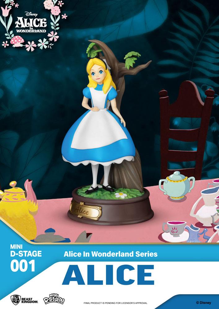 Alice im Wunderland Mini Diorama Stage Statuen 6-er Pack 10 cm Image 11