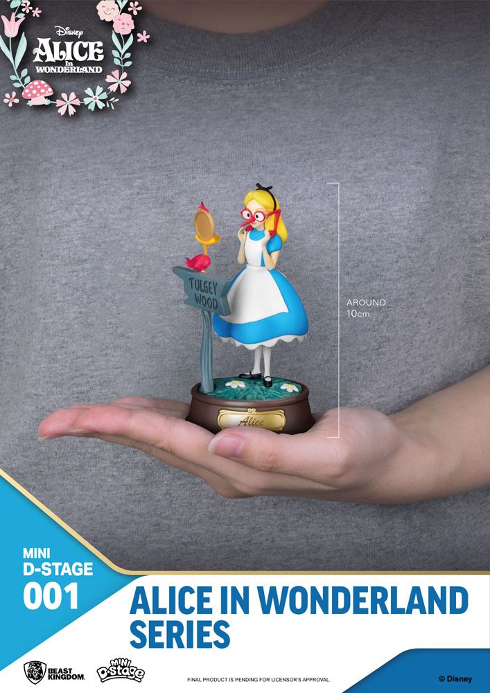 Alice im Wunderland Mini Diorama Stage Statuen 6-er Pack 10 cm Image 14