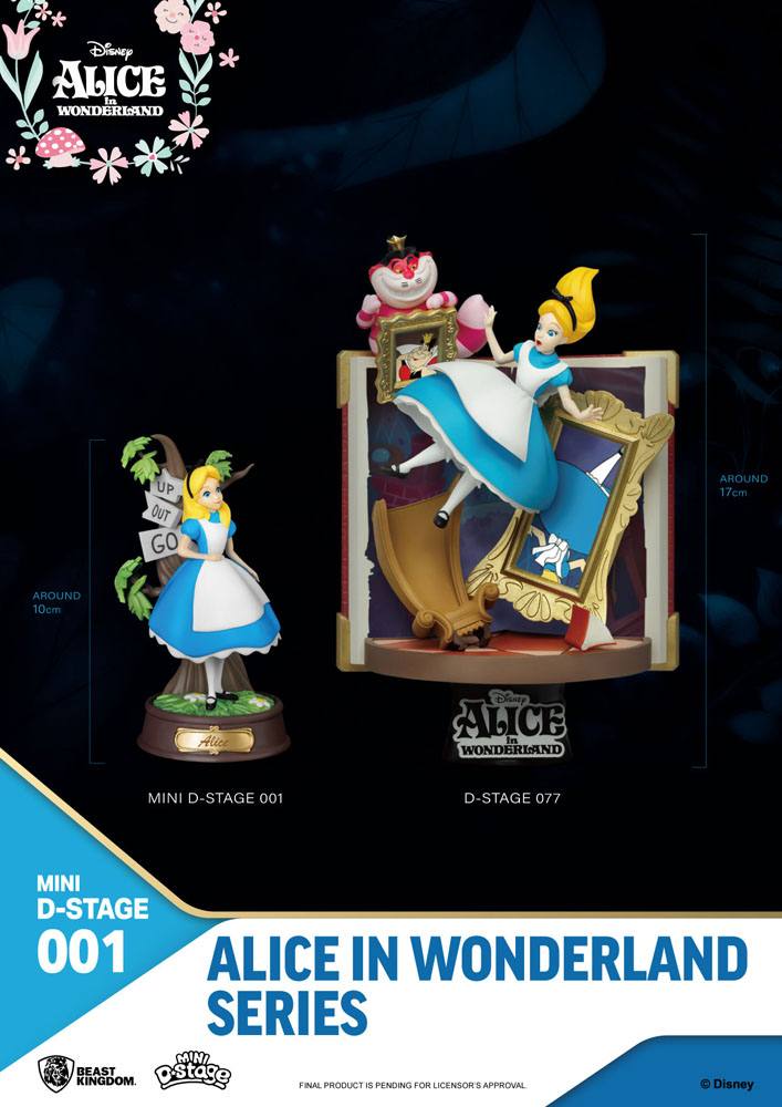 Alice im Wunderland Mini Diorama Stage Statuen 6-er Pack 10 cm Image 15