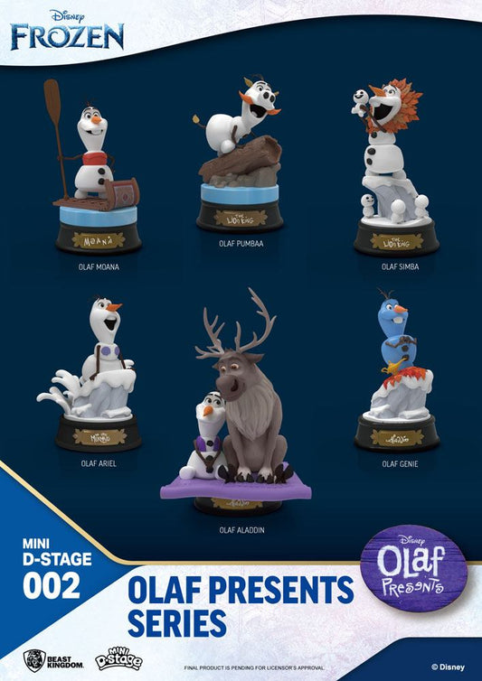Die Eiskönigin Mini Diorama Stage Statuen 6-er Pack Olaf Presents 12 cm Image 1