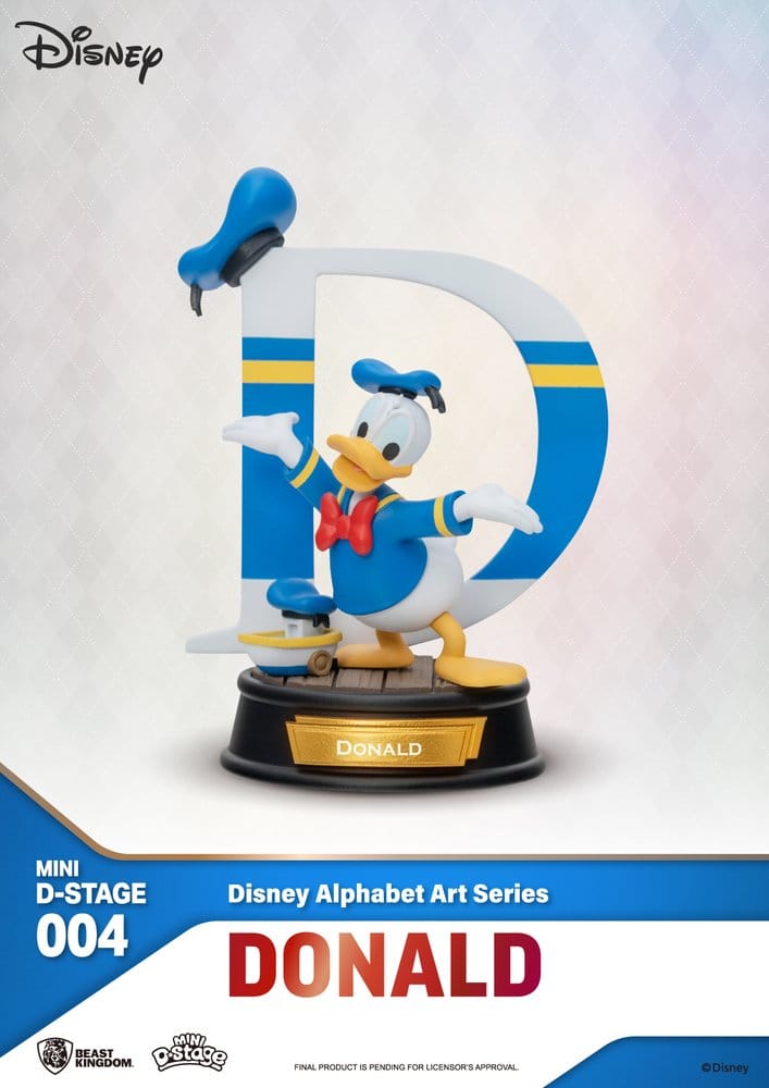 Disney Mini Diorama Stage Statuen 6-er Pack Alphabet Art 10 cm Image 2