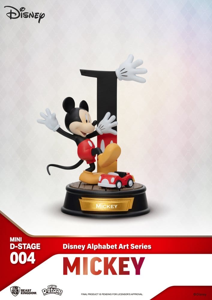 Disney Mini Diorama Stage Statuen 6-er Pack Alphabet Art 10 cm Image 4