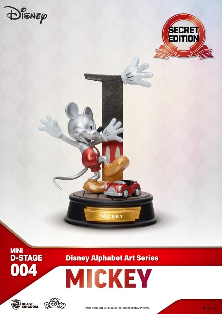 Disney Mini Diorama Stage Statuen 6-er Pack Alphabet Art 10 cm Image 14