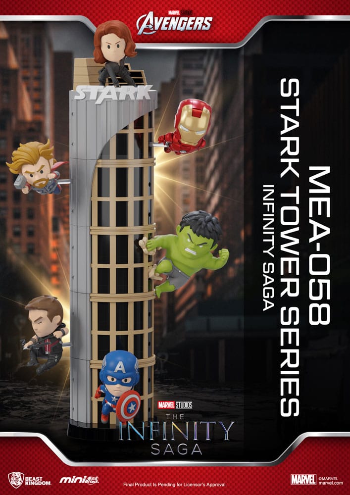 Marvel Mini Egg Attack Figuren 12 cm The Infinity Saga Stark Tower Series Sortiment (6) Image 1