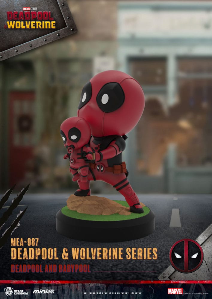 Deadpool 3 Deadpool & Wolverine Series Mini Egg Attack Figuren Set 8 cm Image 2