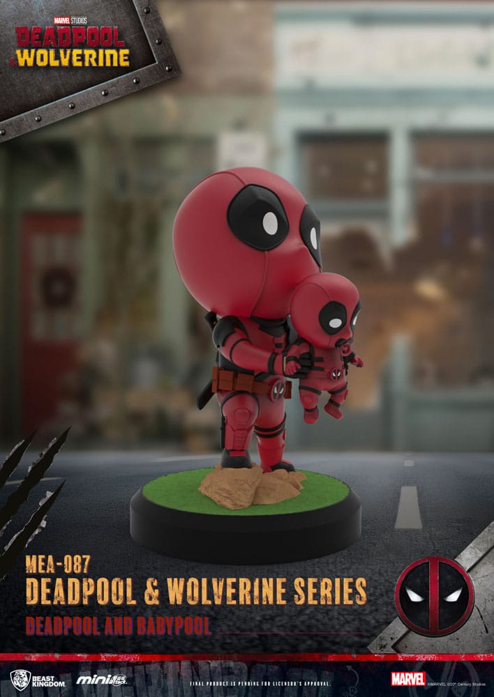 Deadpool 3 Deadpool & Wolverine Series Mini Egg Attack Figuren Set 8 cm Image 3