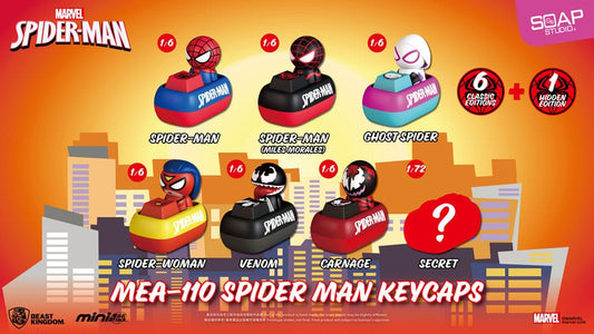 Spider Man Mini Egg Attack Blind Box Figuren keycaps Sortiment 5 cm (6) Image 1