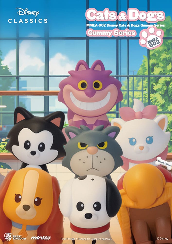 Disney Cats & Dogs Mini Egg Attack Blind Box Figuren Gummy Series Sortiment 3 cm (24) Image 1