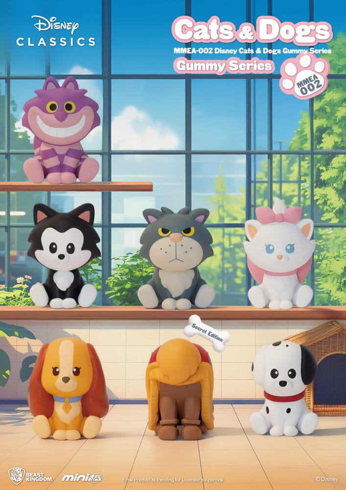 Disney Cats & Dogs Mini Egg Attack Blind Box Figuren Gummy Series Sortiment 3 cm (24) Image 4