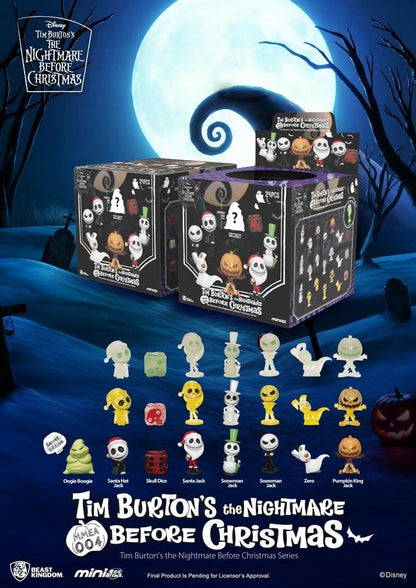 Nightmare Before Christmas Mini Mini Egg Attack Minifiguren Blind Box Sortiment (12) (Glow in the Dark) Image 1