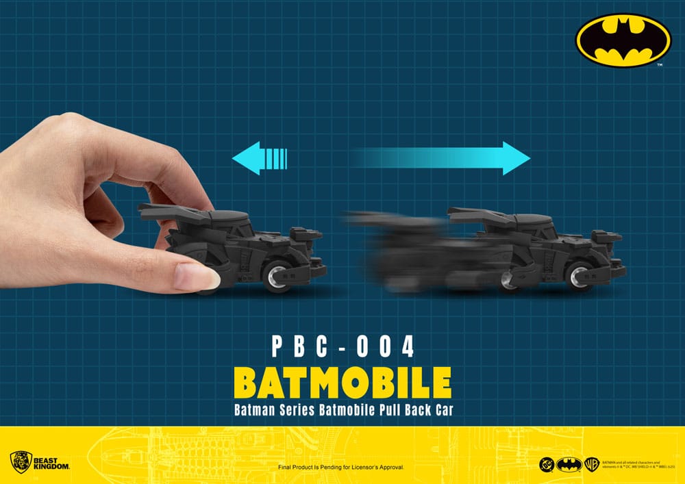 Batman Pull Back Car Series Rückzug-Autos Blind Box 6er-Pack Image 2