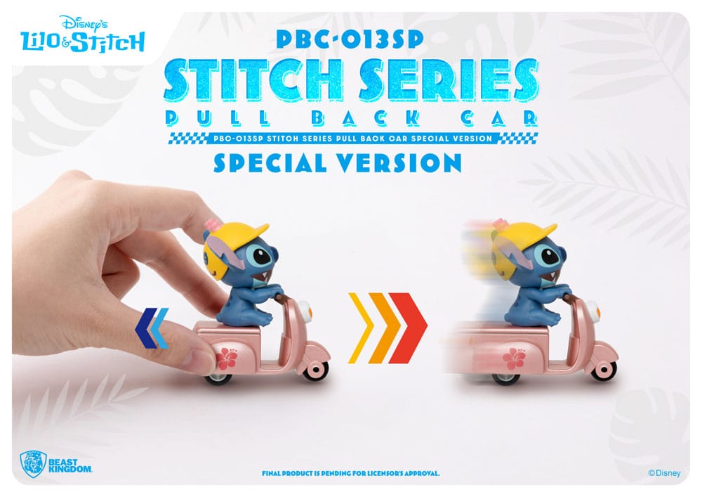 Lilo & Stitch Pull Back Car Series Rückzug-Autos Blind Box 6er-Pack Special Edition Image 2