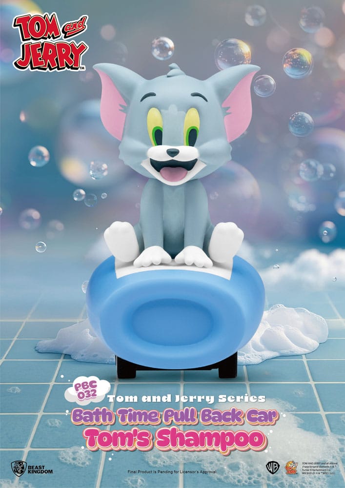 Tom & Jerry Pull Back Car Series Rückzug-Autos Bath Time Blind Box 6er-Pack Image 4