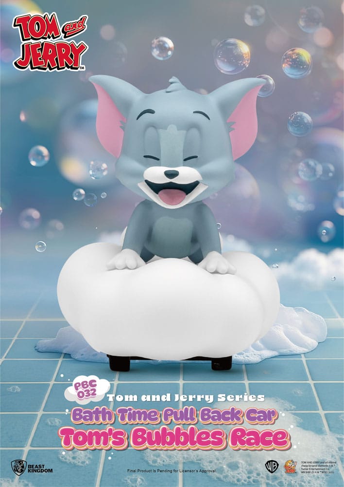 Tom & Jerry Pull Back Car Series Rückzug-Autos Bath Time Blind Box 6er-Pack Image 5