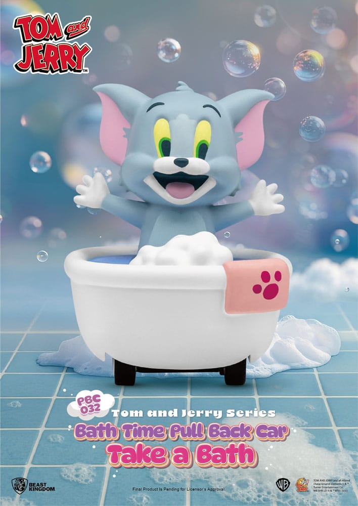 Tom & Jerry Pull Back Car Series Rückzug-Autos Bath Time Blind Box 6er-Pack Image 6