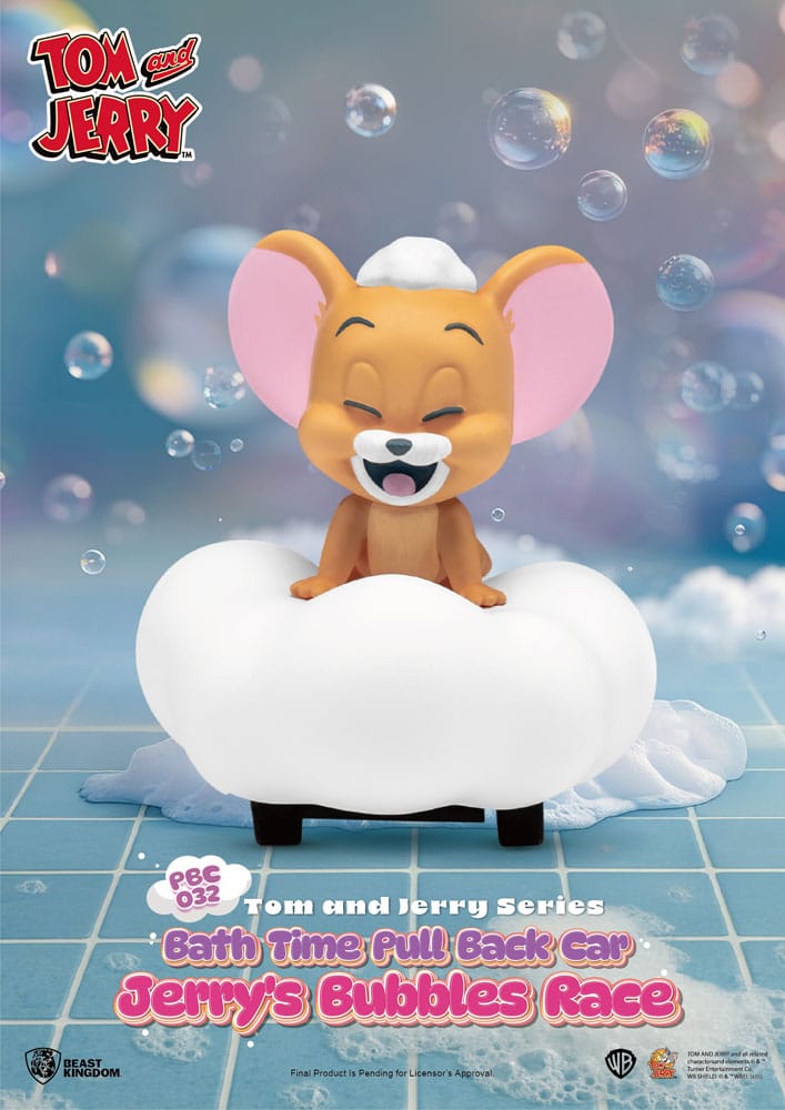 Tom & Jerry Pull Back Car Series Rückzug-Autos Bath Time Blind Box 6er-Pack Image 7