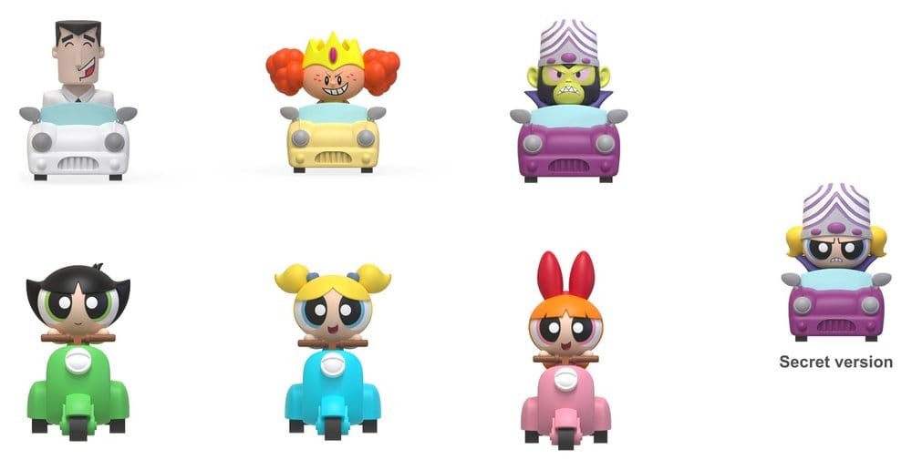 The Powerpuff Girls Pull Back Car Blind Box 5 cm Sortiment (6) Image 1