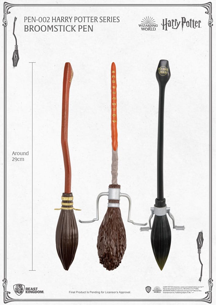 Harry Potter Kugelschreiber Firebolt Besenstiel 29 cm Image 3