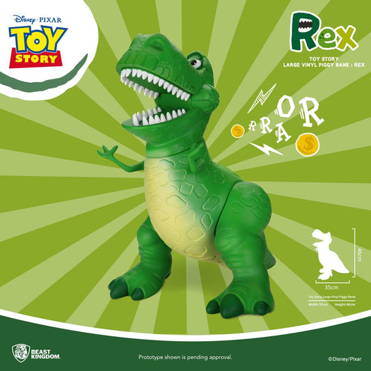 Toy Story Piggy Vinyl Spardose Rex 46 cm Image 2