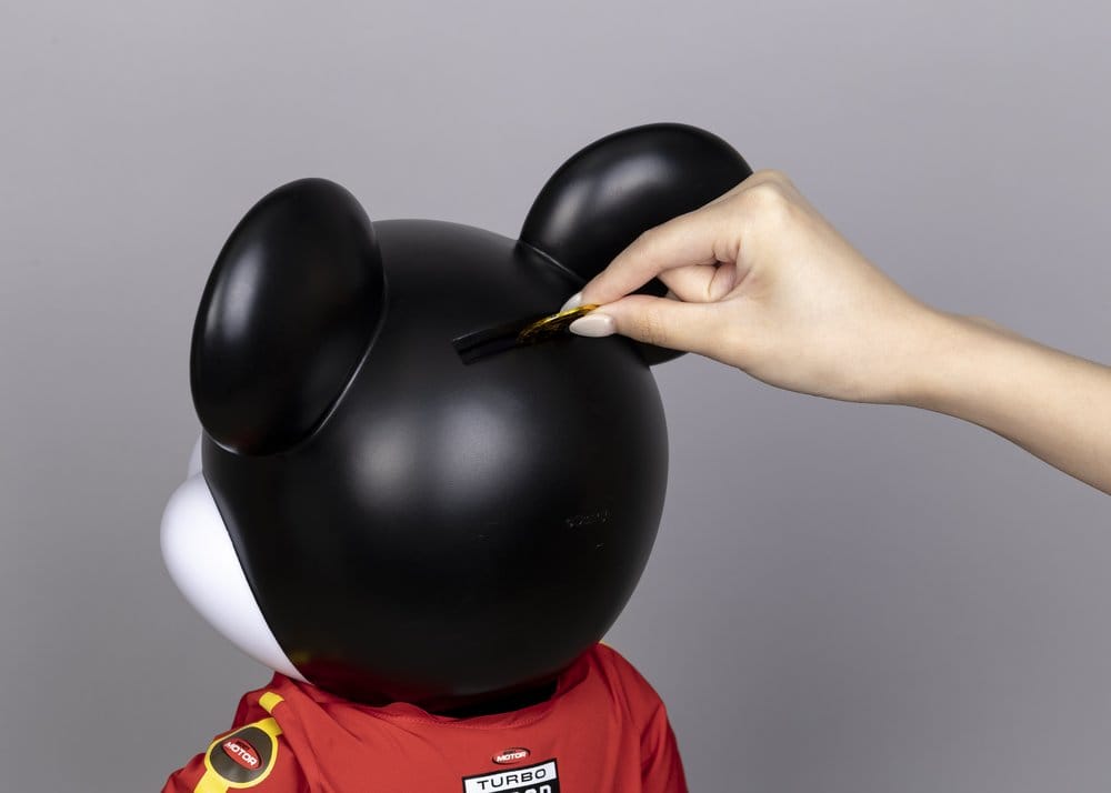 Mickey and Friends Vinyl Spardose SYAKING-BANG!! Functional Figurine Race Car Micky 48 cm Image 6