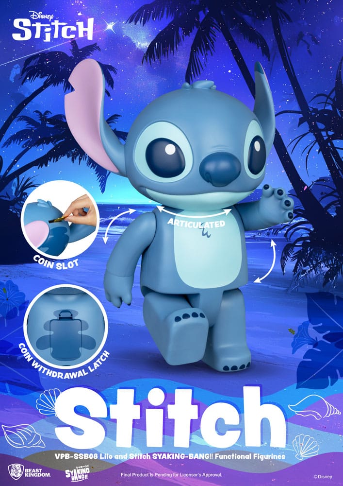 Lilo & Stitch Syaking Bang Vinyl Spardose Stitch 30 cm Image 4