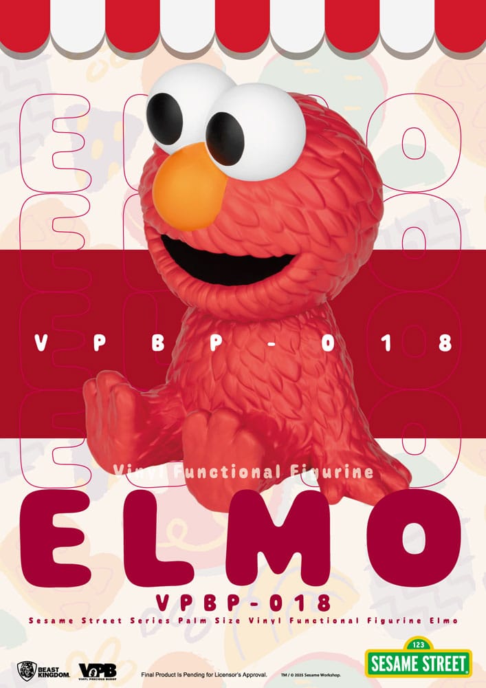 Sesamstraße Piggy Vinyl Spardose Elmo 12 cm Image 1