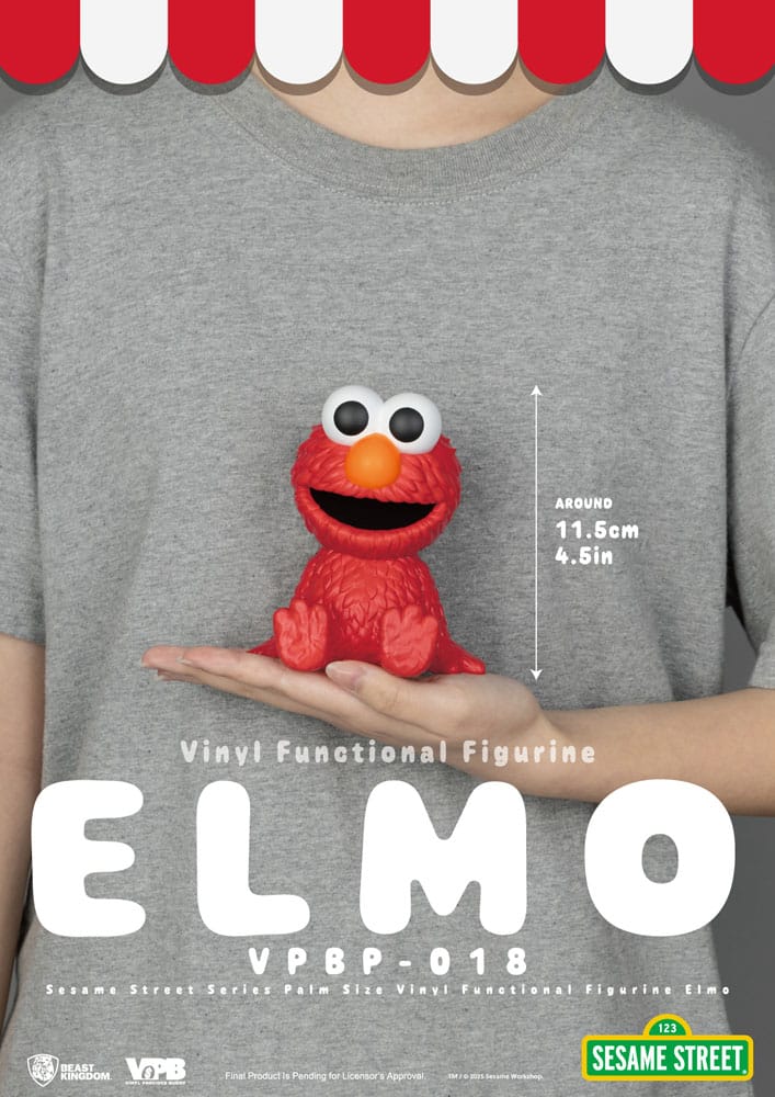 Sesamstraße Piggy Vinyl Spardose Elmo 12 cm Image 4