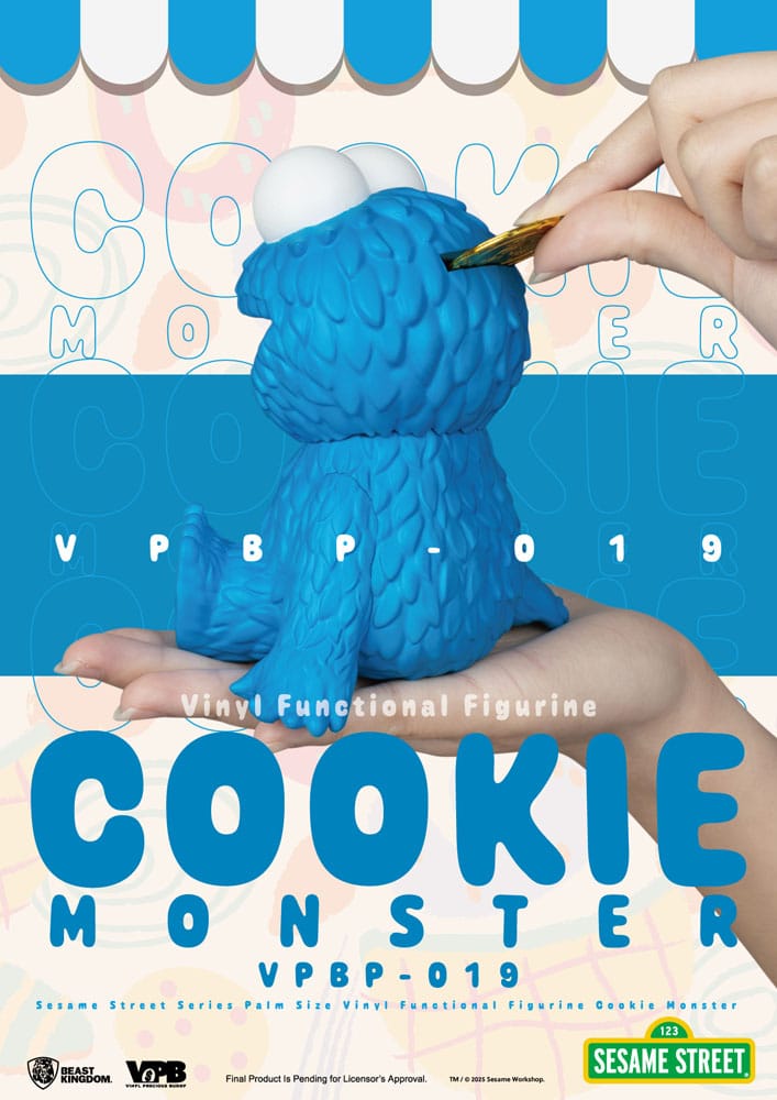 Sesamstraße Piggy Vinyl Spardose Cookie Monster 12 cm Image 3