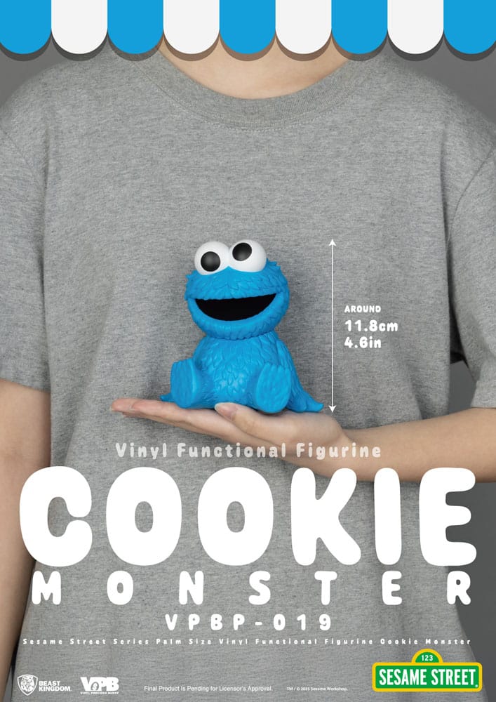 Sesamstraße Piggy Vinyl Spardose Cookie Monster 12 cm Image 4