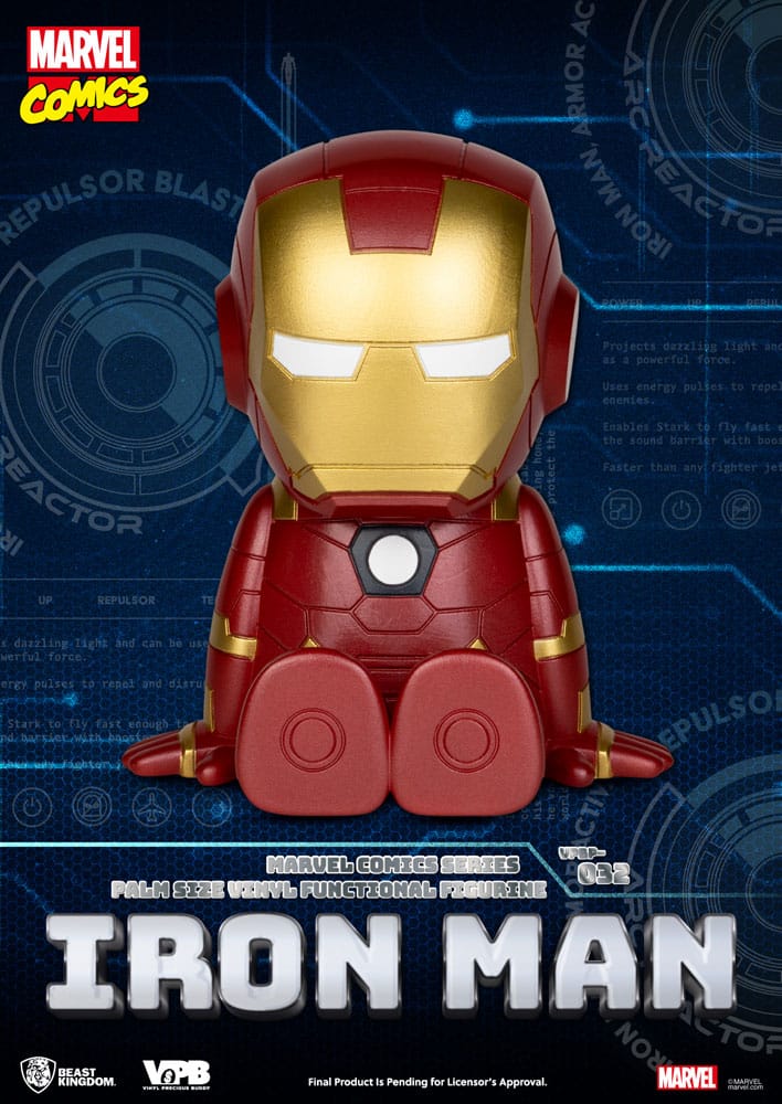 Classic Marvel Comics Piggy Vinyl Spardose Iron-man 12 cm Image 1