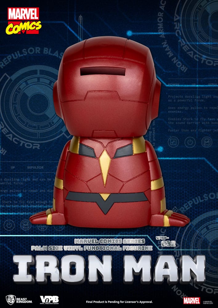 Classic Marvel Comics Piggy Vinyl Spardose Iron-man 12 cm Image 3