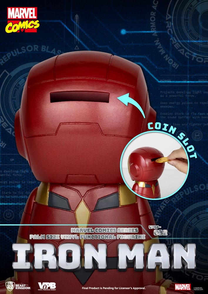 Classic Marvel Comics Piggy Vinyl Spardose Iron-man 12 cm Image 4