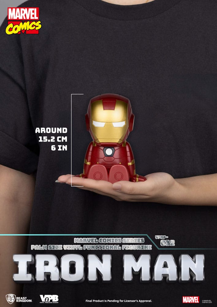 Classic Marvel Comics Piggy Vinyl Spardose Iron-man 12 cm Image 5