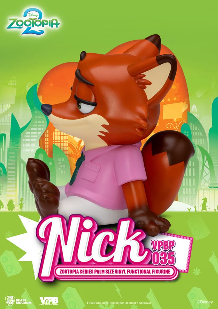 Zoomania Piggy Vinyl Spardose Nick 15 cm Image 4